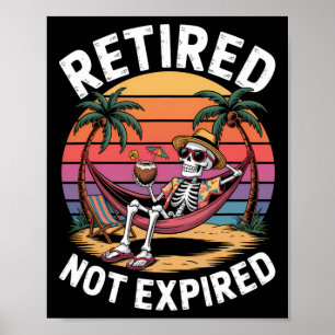 Rentner Nicht Abgelaufenes Skelett Am Strand Somme Poster