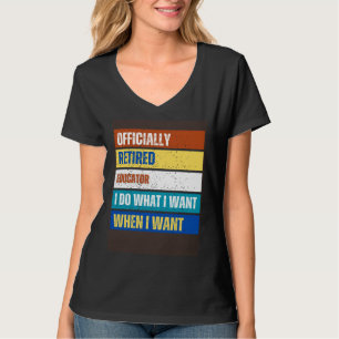 Rentner Pädagoge Ruhestand  Rentner Pädagoge T-Shirt