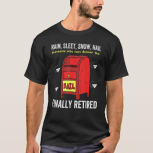 Rentner Postarbeiter Beförderer Altersversorgung P T-Shirt