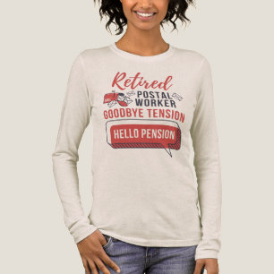 Rentner Postbeamter Lustiger Briefträger Ruhestand Tri-Blend Shirt