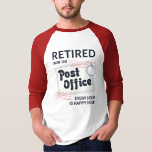 Rentner Postbeamter Ruhestand Briefträger Lustig T-Shirt