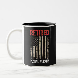 Rentner Postbeamter Ruhestand Zweifarbige Tasse