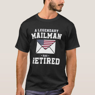 Rentner Postbediensteter Briefträger Ruhestand Pos T-Shirt