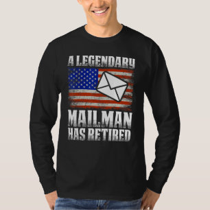 Rentner Postmitarbeiter Briefträger & Postzustelle T-Shirt