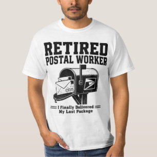 Rentner-Shirt für Postmitarbeiter - Endlich ausgel T-Shirt