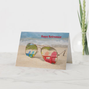 Rentner-Sonnenbrille Strandstuhl-Reflexion Karte
