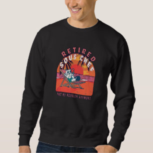 Rentner Souschef Vintage Ruhestand Sweatshirt