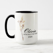 Rentner-Tasse, Personalisierter Glücklicher-Rentne