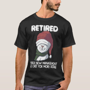 Rentner unter neuer Verwaltung Katzenrentner Fraue T-Shirt