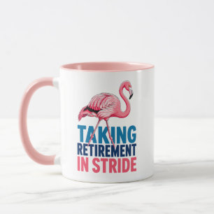Rentnerdasein mit Gelassenheit Flamingo Beach Them Tasse