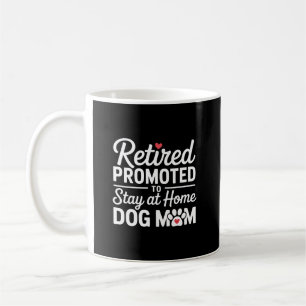 Rentnerin Hunde-Mama Lustige Hundebesitzerin Frau Kaffeetasse