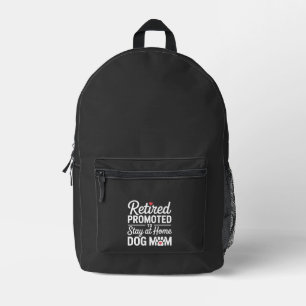 Rentnerin Hunde-Mama Lustiger Hundebesitzer Frau Bedruckter Rucksack