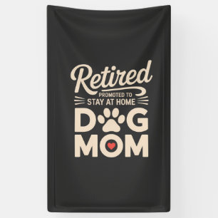 Rentnerin Hunde-Mama Ruhestand Hundebesitzerin Banner
