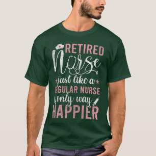 Rentnerin Krankenschwester für Frauen Lustige Kran T-Shirt