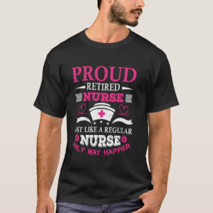 Rentnerin Krankenschwester für Frauen Lustige Pfle T-Shirt