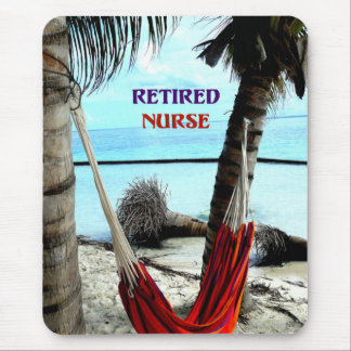 Rentnerin Krankenschwester, Hängematte unter den P Mousepad