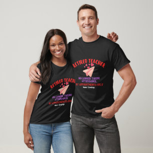 Rentnerlehrer Nur Nach Vereinbarung Groovy Heart T-Shirt