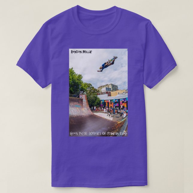 Renton Millar 30 Jahre Prahran Ramp T-Shirt (Design vorne)