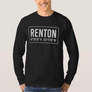 Renton Wa Washington Funny City koordiniert Zuhaus T-Shirt