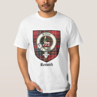 Renwick Clan-Wappen-AbzeichenTartan T-Shirt