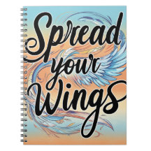 "Répandez vos ailes - Carnet spiral"