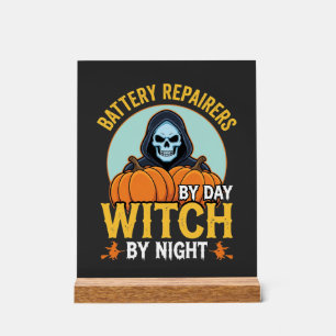 Réparateur de piles Halloween Sorcière de nuit Des