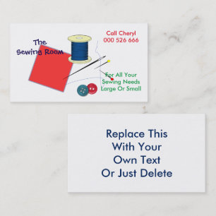 Réparateurs de couture artisanaux Carte de visite