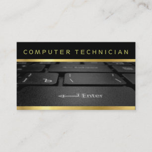 Réparation d'ordinateurs, Cartes de visite techni