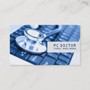 Réparation d'ordinateurs, Cartes de visite techni