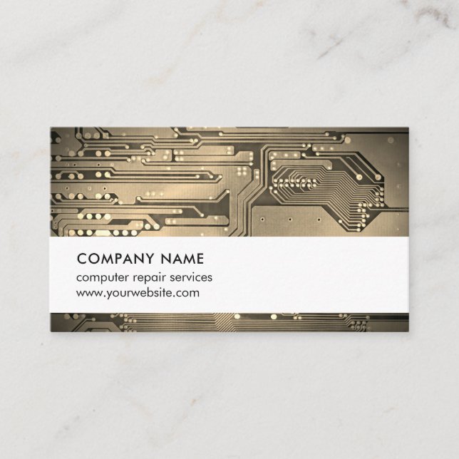 Réparation informatique de la carte Faux Metal (Devant)