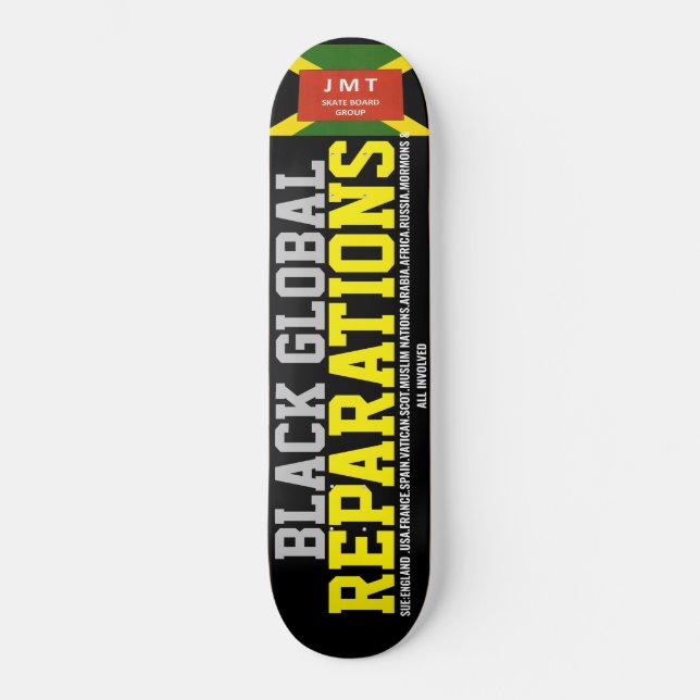 REPARATIONS GLOBALES NOIRES Skateboard (Recto)
