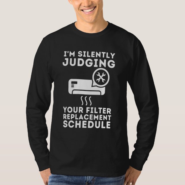 Reparatur der Klimaanlage durch HVAC-Techniker 1 T-Shirt (Vorderseite)
