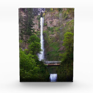 Reparatur der Multnomah Falls Bridge, OR Fotoblock