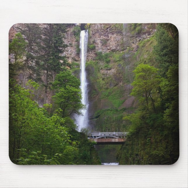 Reparatur der Multnomah Falls Bridge, OR Mousepad (Vorne)
