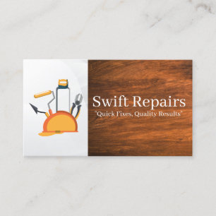 Reparatur Renovierung Hardware Handwerkzeuge Visitenkarte