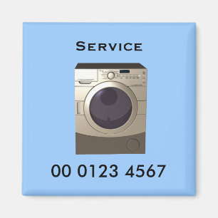 Reparatur - Service-Tag der Waschmaschine Magnet