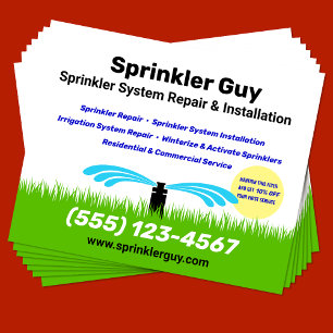 Reparatur und Installation von Sprinklern Flyer