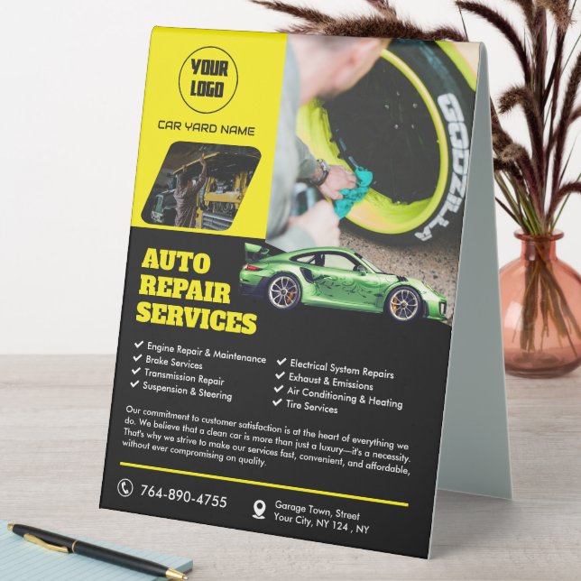 Reparatur von Auto Tischaufsteller (In Situ (Tisch))