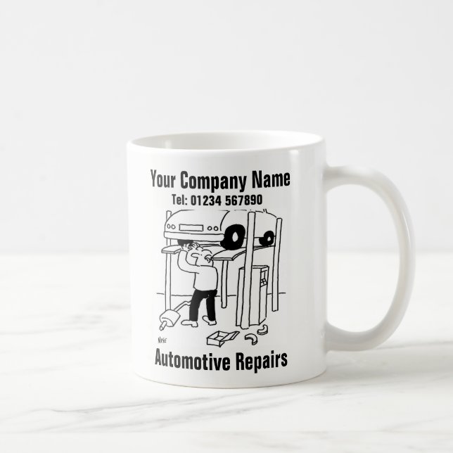 Reparatur von Kraftfahrzeugen Kaffeetasse (Rechts)