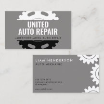 Reparatur von mobilen Visitenkarten-Auto