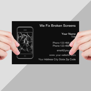 Reparatur von Mobiltelefonen und Geräten Visitenkarte