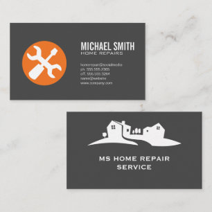 Reparatur von Zuhause-Services   Logo der Zimmerei Visitenkarte