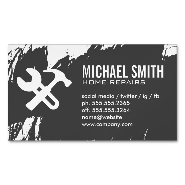 Reparatur von Zuhause-Services Magnetische Visitenkarte (Vorderseite)