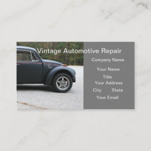 Reparaturbetrieb für Oldtimer Visitenkarte