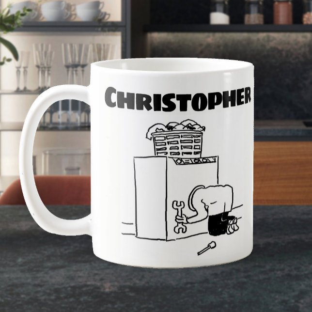 Reparaturen an weißen Gütern und Waschmaschinen Kaffeetasse (Von Creator hochgeladen)