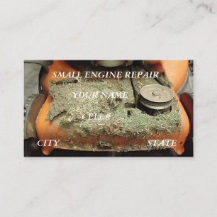 Reparaturkarte für kleine Motor Visitenkarte