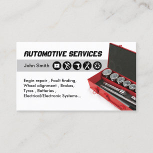 Reparaturservice für Kraftfahrzeuge Visitenkarte