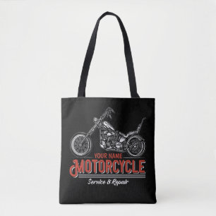 Reparaturshop für personalisierte Motorräder Tasche