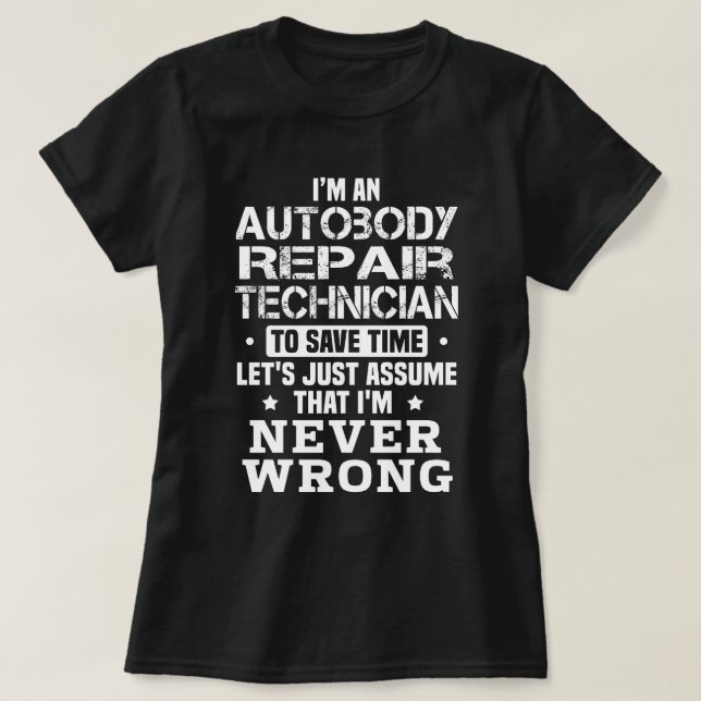 Reparaturtechniker T-Shirt (Design vorne)