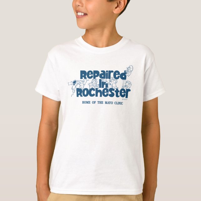 Réparé en t-shirt Rochester (L'original) (Devant)